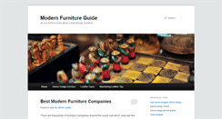 Desktop Screenshot of modernfurnitureguide.com
